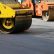 Image of asphalt rollers from APS Chipsealing and Paving, paving a parking lot in Tucson